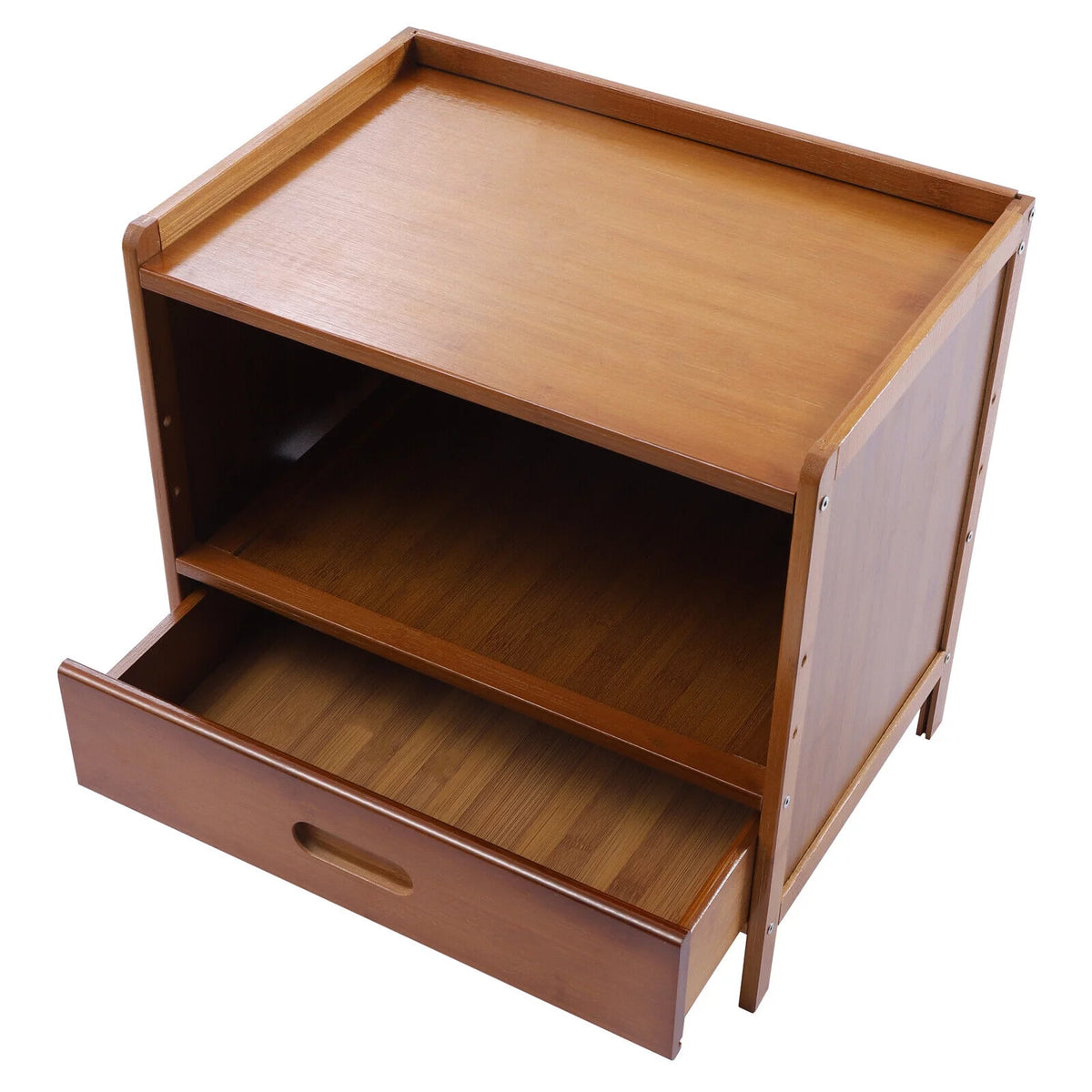 Bamboo Nightstand with Drawer F79186