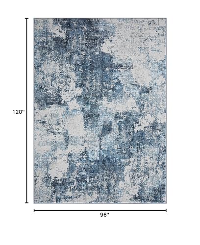 9x12 Washable Area Rug with Anti-Slip Backing O87821