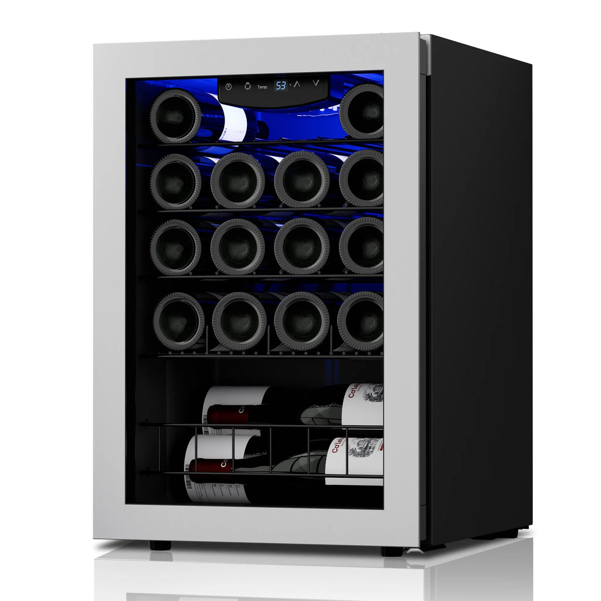 20 Bottle Wine Refrigerator with Glass Door N642