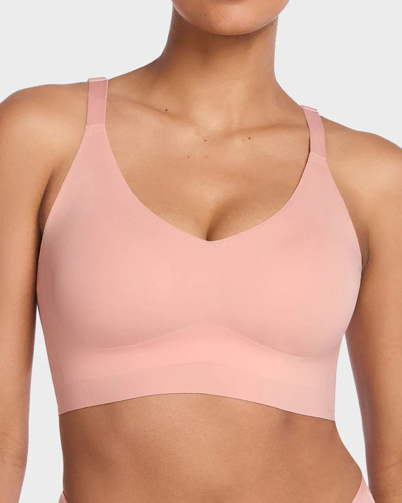 V-Neck Wireless Bra E1549