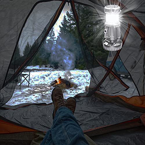 2 Pack Solar Camping Lantern with Fan C72404
