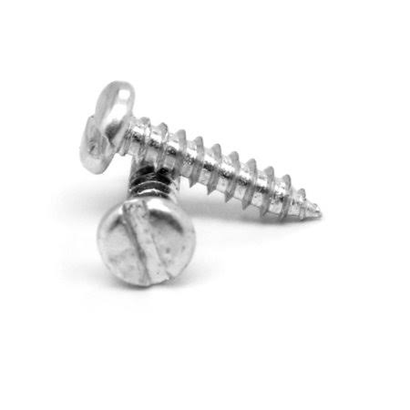 #7-16 x 1/2 inch Slotted Pan Head Sheet Metal Screw Zinc Plated 5000 Pk S2083