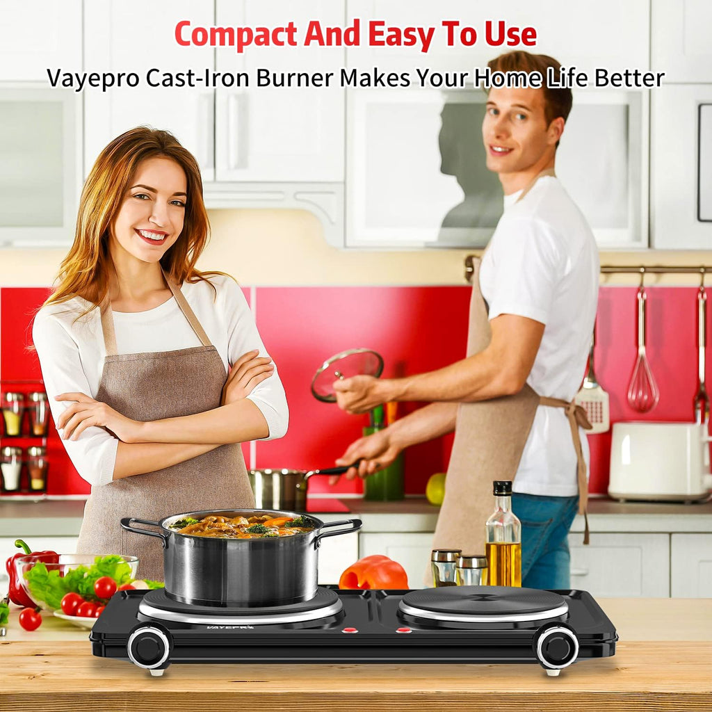 1800W Portable Double Electric Hot Plate Q1735