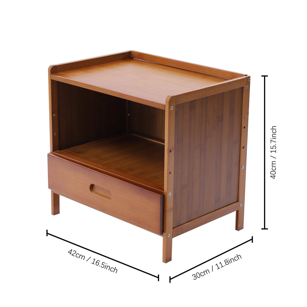 Bamboo Nightstand with Drawer F79186