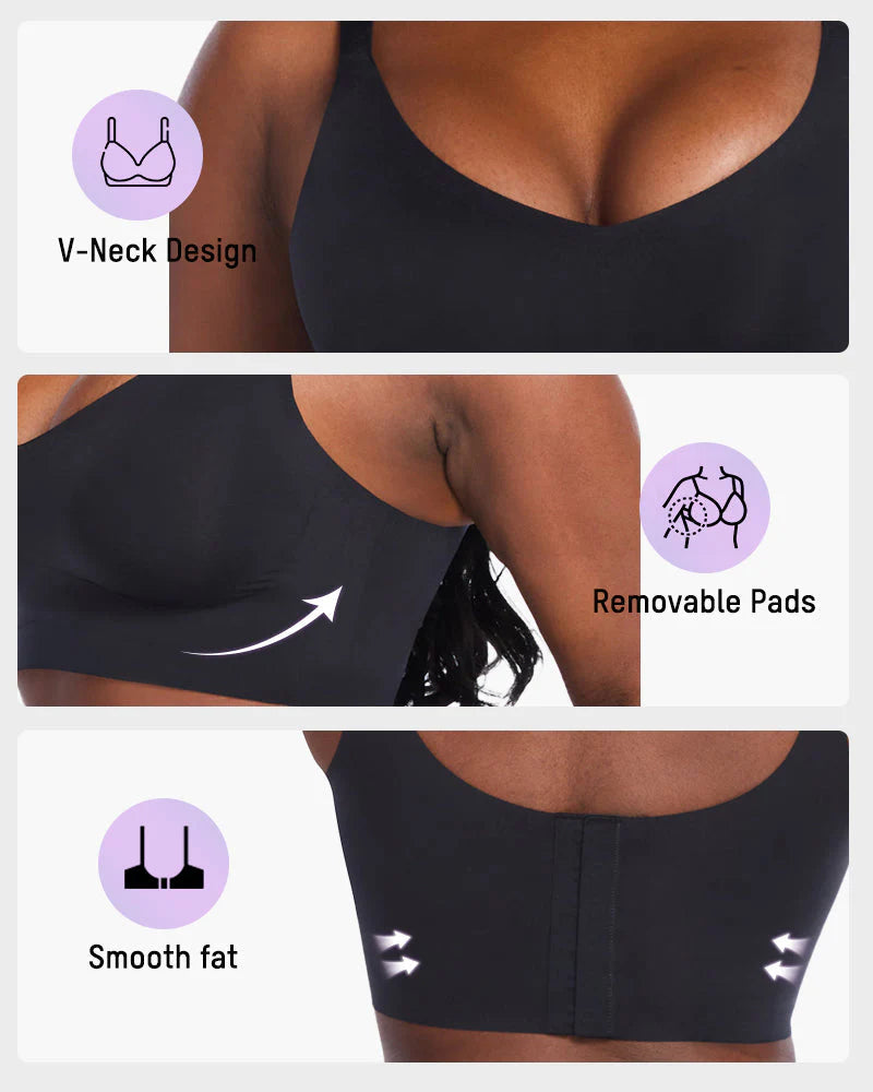 V-Neck Wireless Bra E1549