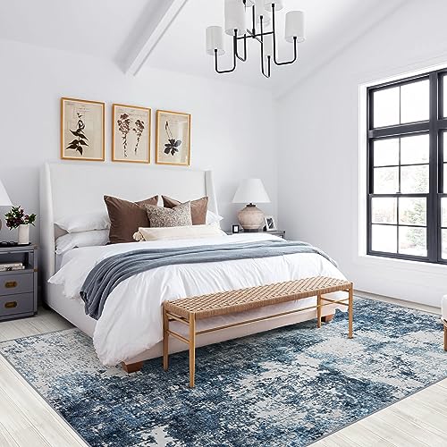 9x12 Washable Area Rug with Anti-Slip Backing O87821
