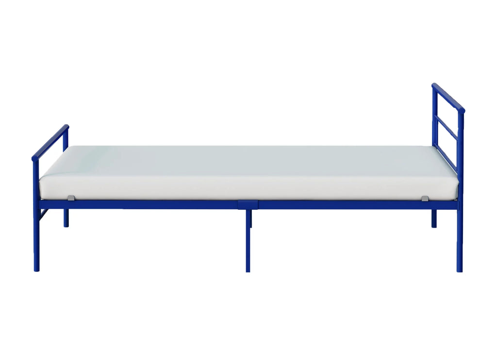 Blue Twin Metal Bed P989359