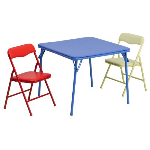 5-Piece Folding Square Table and Chairs Set A495
