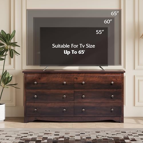 Black 5 Drawer Wood Dresser H37478