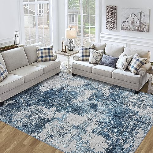 9x12 Washable Area Rug with Anti-Slip Backing O87821