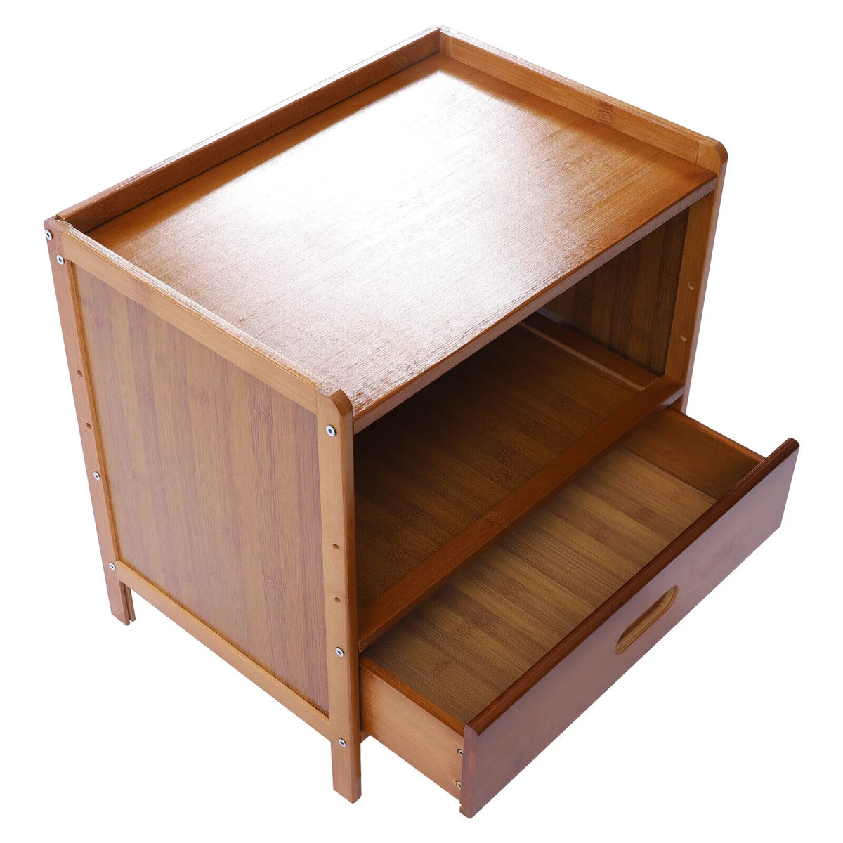 Bamboo Nightstand with Drawer F79186