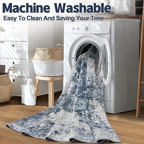 9x12 Washable Area Rug with Anti-Slip Backing O87821
